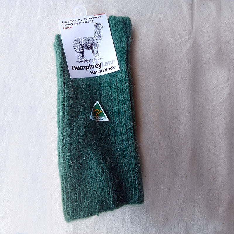 Style 01C Sock, Alpaca, exceptionally warm, ribbed thicker health socks