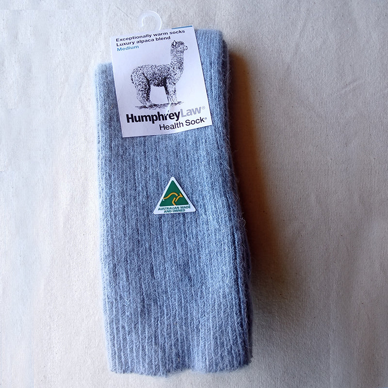 Style 01C Sock, Alpaca, exceptionally warm, ribbed thicker health socks