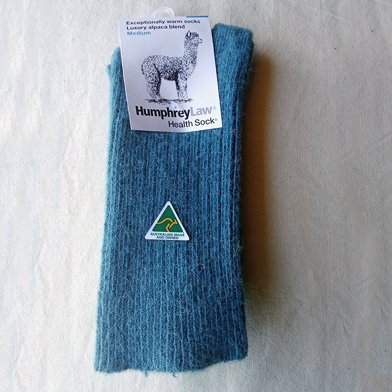 Style 01C Sock, Alpaca, exceptionally warm, ribbed thicker health socks